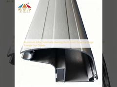 অ্যালুমিনিয়াম খাদ সানশেড আচ্ছাদন যন্ত্রাংশ বৃহৎ ত্রিভুজাকার সান শেডের জন্য সামনের টিউব