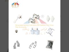 প্রত্যাহারযোগ্য আচ্ছাদন চেইন আর্মস 304 স্টেইনলেস স্টীল চেইন পাইপ আনুষাঙ্গিক