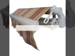 অ্যালুমিনিয়াম অ্যালো আউটডোর রিট্র্যাক্টেবল আর্ম অ্যারিং 10x10 ফুট জলরোধী সানশ্যাড ক্যানোপি