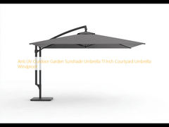 Anti UV Outdoor Garden Sunshade Umbrella 11 Inch Courtyard Umbrella Windproof