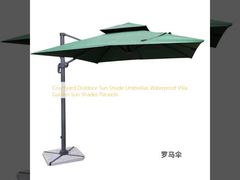 Courtyard Outdoor Sun Shade Umbrellas Waterproof Villa Garden Sun Shades Parasols